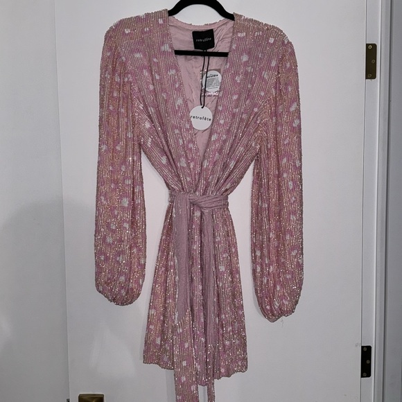 Retrofête Gabrielle Wrap Dress - Picture 2 of 8